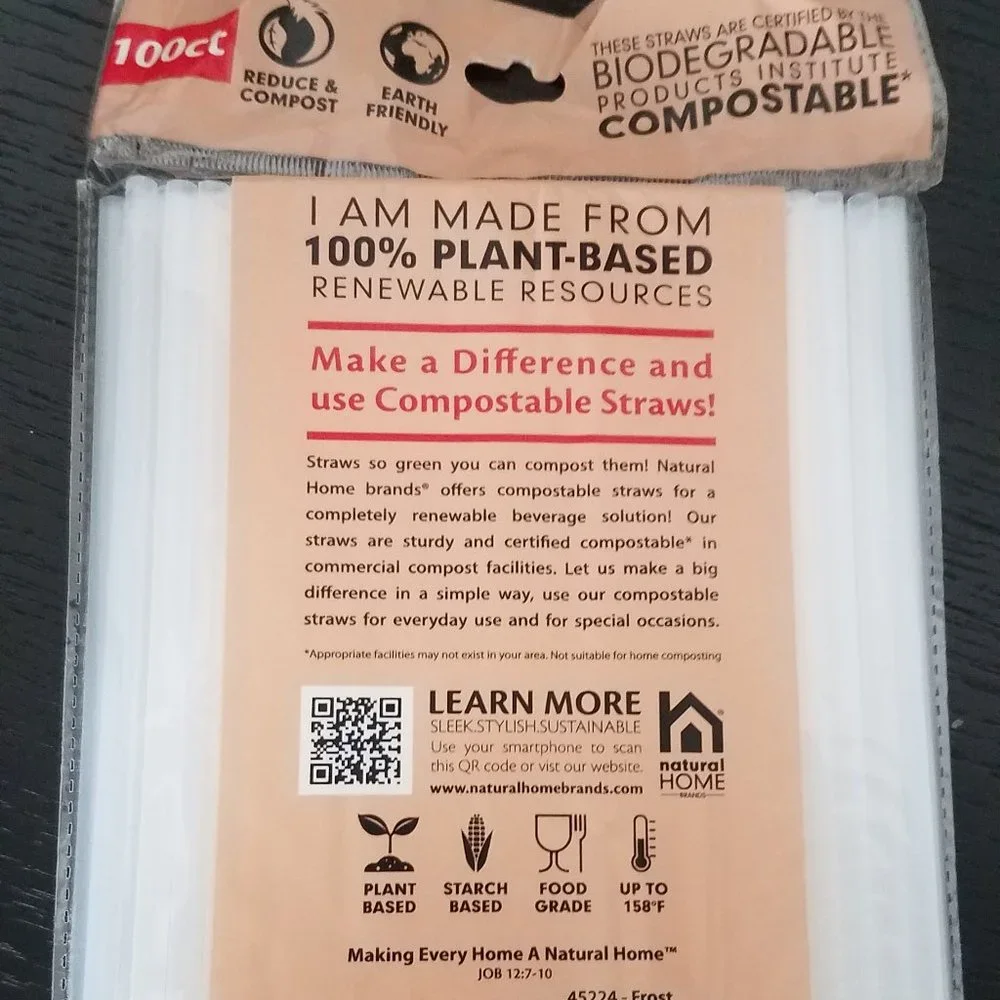 Compostable Straws - Picture 2 of 3